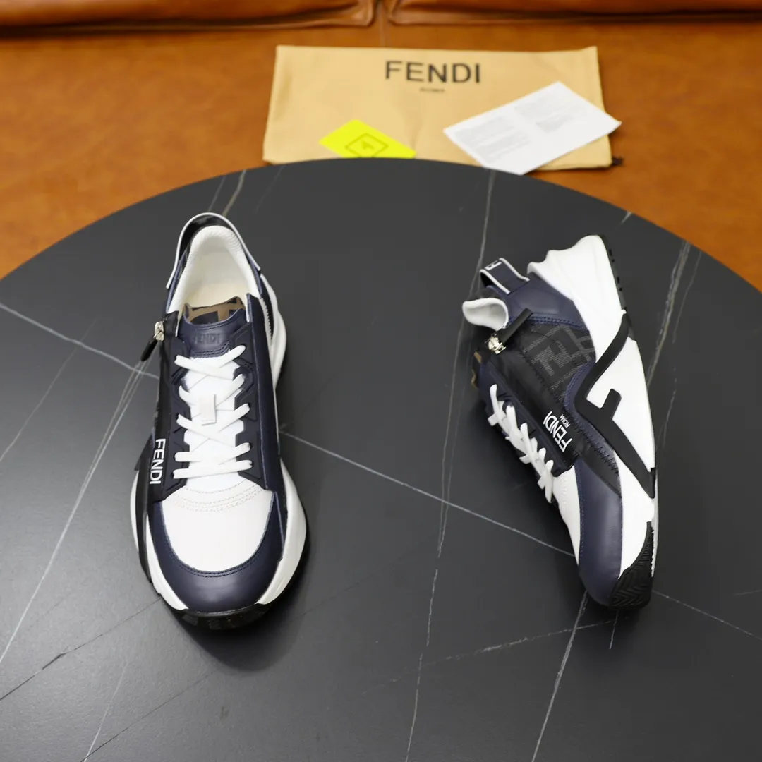 Men's men's shoes 290🔥Brand: FENDI Size: 38-44 (45, 46 customized) Grade: Original quality High version Material: Imported cowhide ➕ High-quality and comfortable lining Original lightweight non-slip outsole Style category: Travel Fashion casual shoes Versatile trend